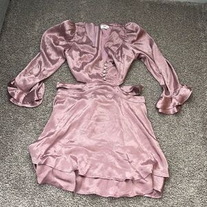 RAHI Luster Champagne Minidress Size XL